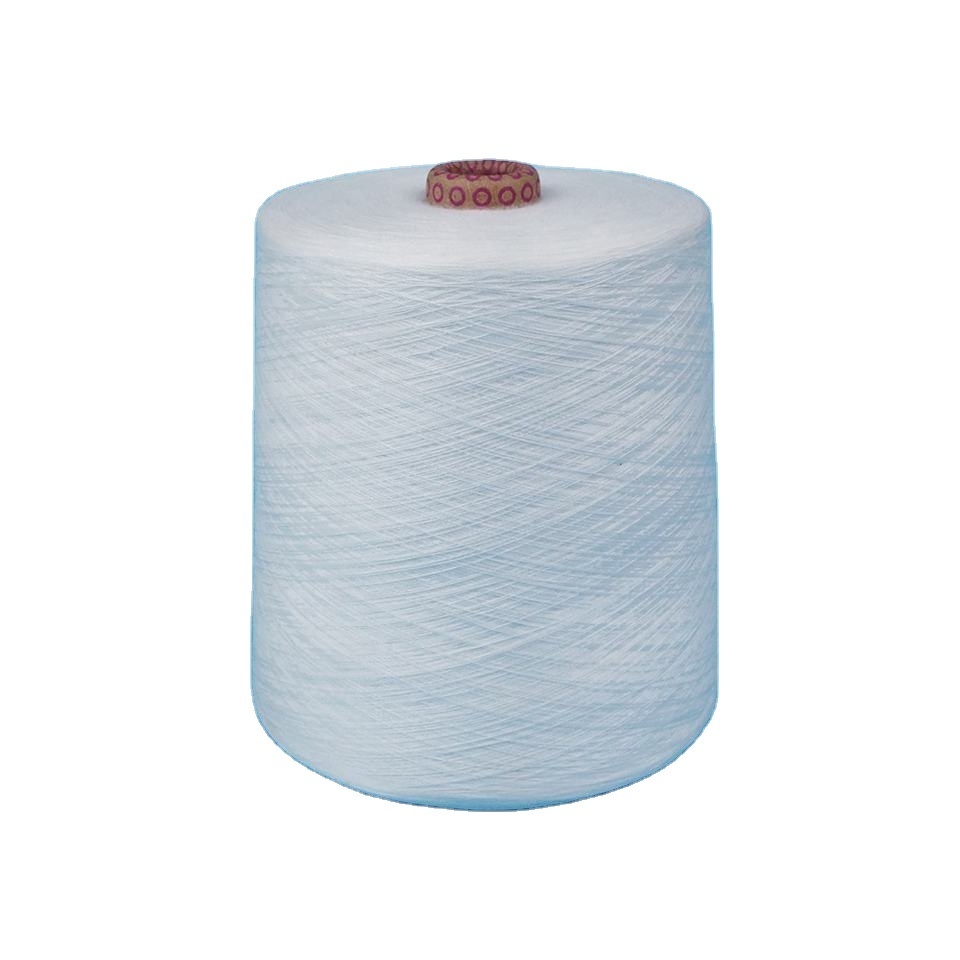 100 polyester yarn stock polyester fiebre cheap price 30s100 virgin high tenacity polyester yarn