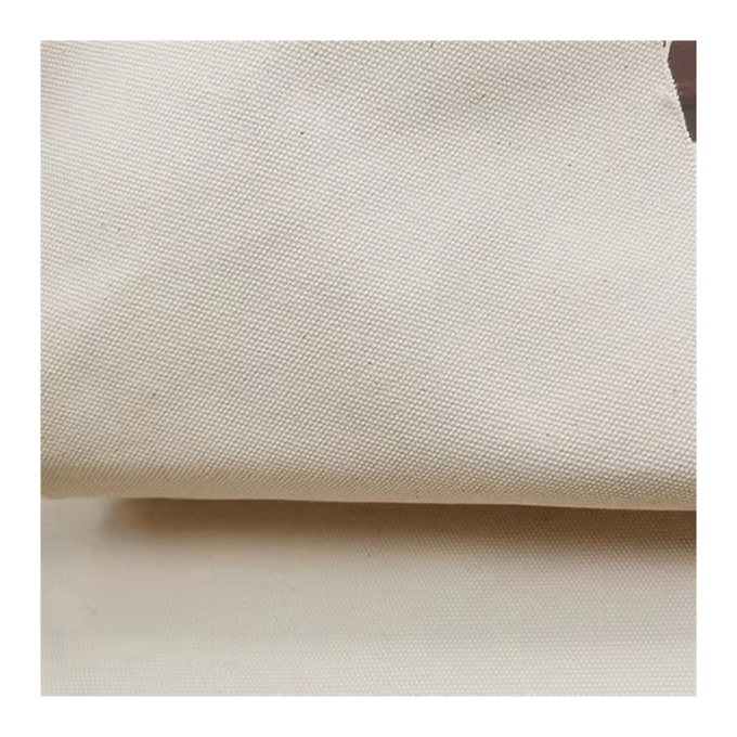 Bag material roll cotton raw white canvas fabric