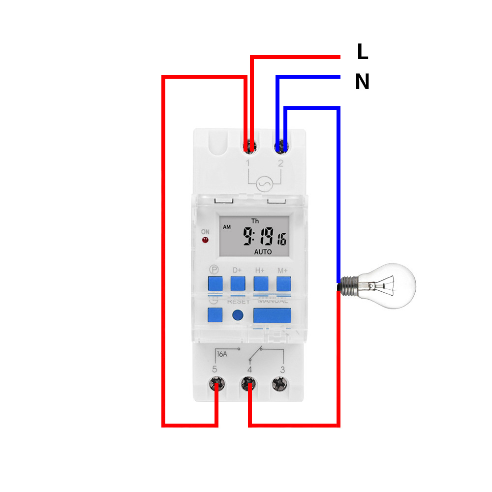 Msthermic TM919 PC 230V Anti-Flame Control Switch LED indicators Microcomputer Control Switch Automatic Transfer Switch