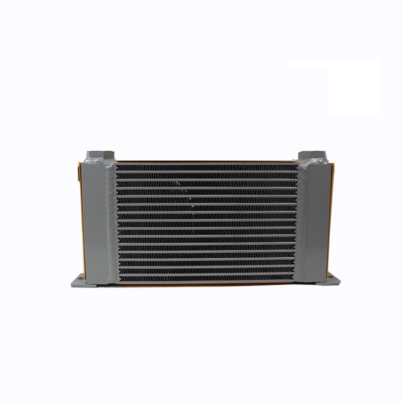 Plate fin heat exchanger for railway vehicles aluminum engine oil cooler