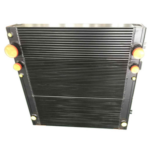 Plate fin heat exchanger for railway vehicles aluminum engine oil cooler