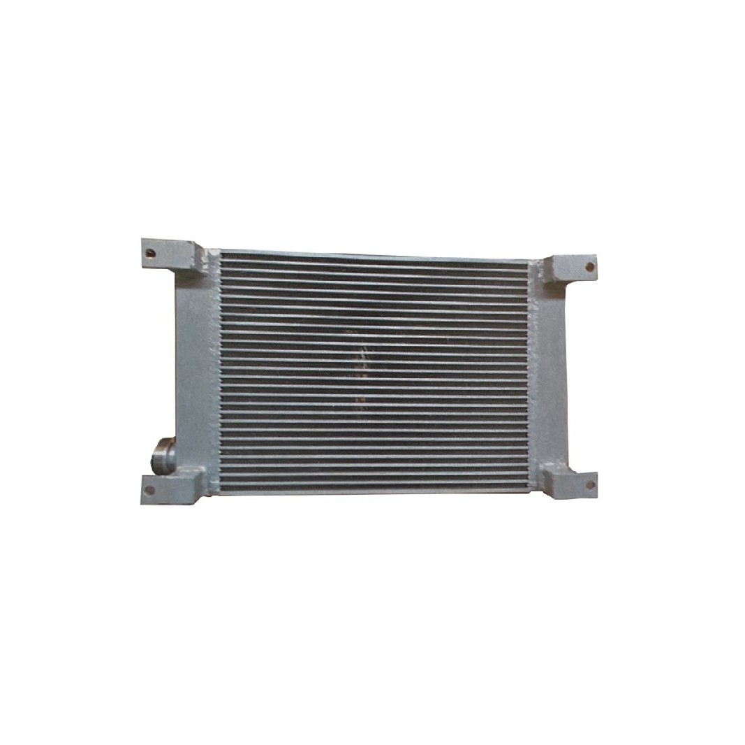 Hydraulic oil cooling system aluminum plate fin heat exchanger oil cooler for excavator