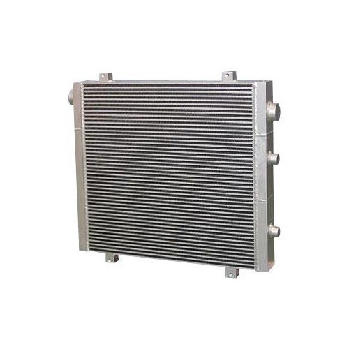 Hydraulic oil cooling system aluminum plate fin heat exchanger oil cooler for excavator