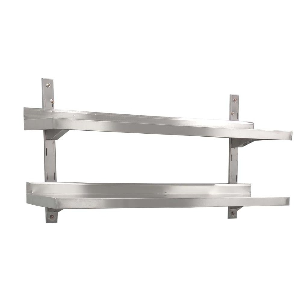 Wall Mounting Kitchen Shelf System European Commercial Kitchen Shelf Stainless Steel Kitchen Wall Shelves