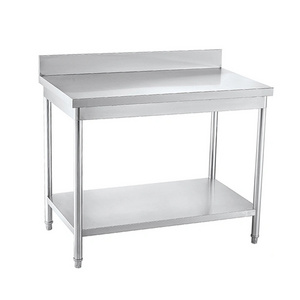 hot sales kitchen stainless steel clean dish table Prep Table inox Workstation