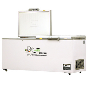 Home Chest Freezer for Supermarket Commercial Freezer Double Door Fridge used kitchen equipment