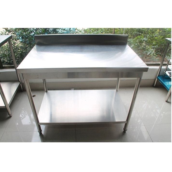 hot sales kitchen stainless steel clean dish table Prep Table inox Workstation