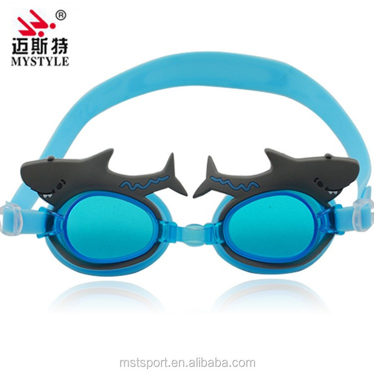 Dolphin cartoon Swimming Glasses funnuy kids swim goggles high quality swim goggles factory