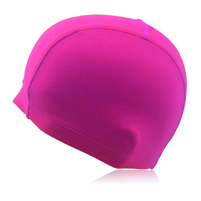 custom logo fabric swim caps lycra swim cap polyester swim cap for adult and kids