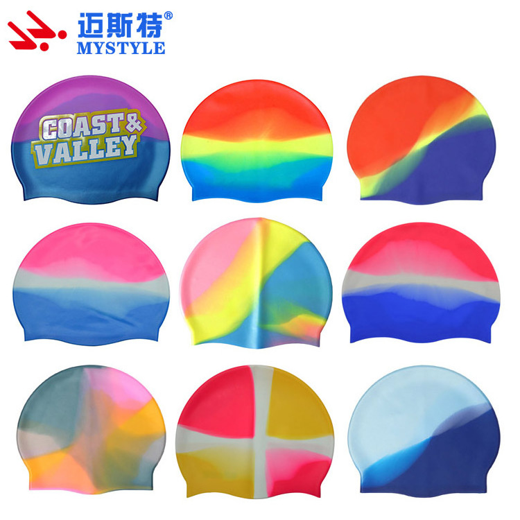 silicone swim cap for adult and kids