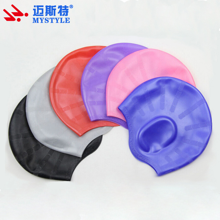 silicone swim cap for adult and kids