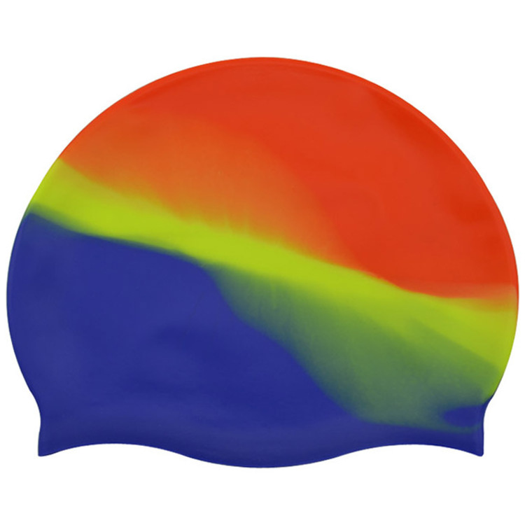 hot sell multi color silicone swim cap latex swim cap