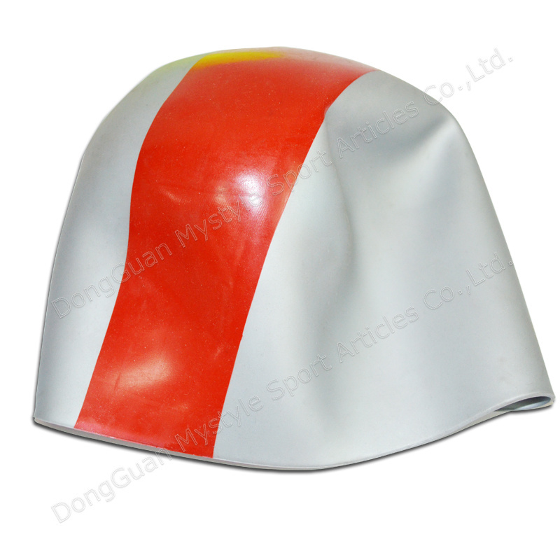 Professional swimming cap 3D swim cap silicone dome cap