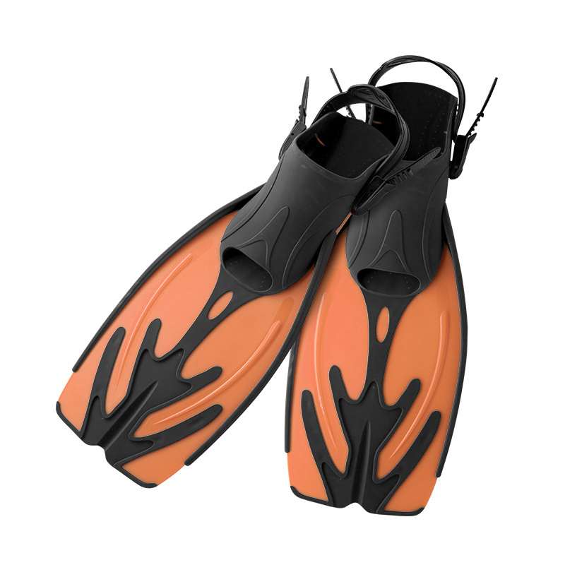 Professional Scuba Long Open Heel Adjustable Strap Shoes For Free diving snorkeling flippers swimming fins wholesale