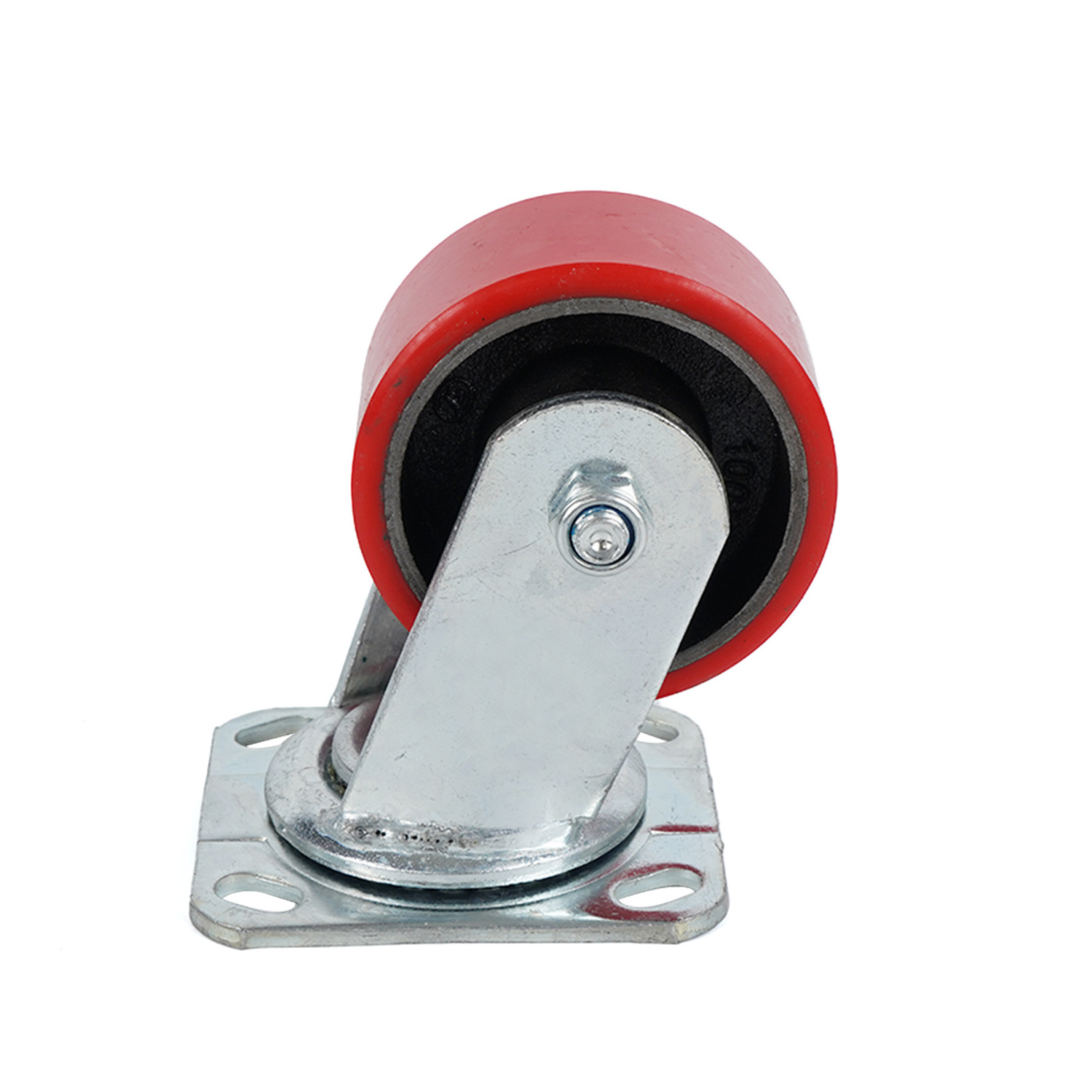 Heavy Duty Galvanized Pneumatic Swivel Plate Wheel Caster with 8 inch Rubber Air Tires