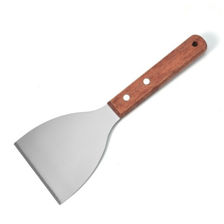 BBQ Grilling Steak Pizza Pancakes Spatula Wooden BBQ Grill scraper for BBQ Grill and Flat Top Griddle