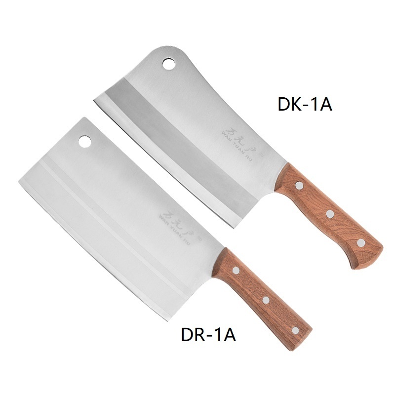 Hot Selling Professional 7 inch Heavy Duty Meat Cleaver Butcher knife with Wooden Handle and Boning Chopper Knife