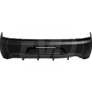 OEM STYLE HALF CARBON FIBER REAR BUMPER FOR 2001-2007 MITSUBISHI EVOLUTION EVO 7-9