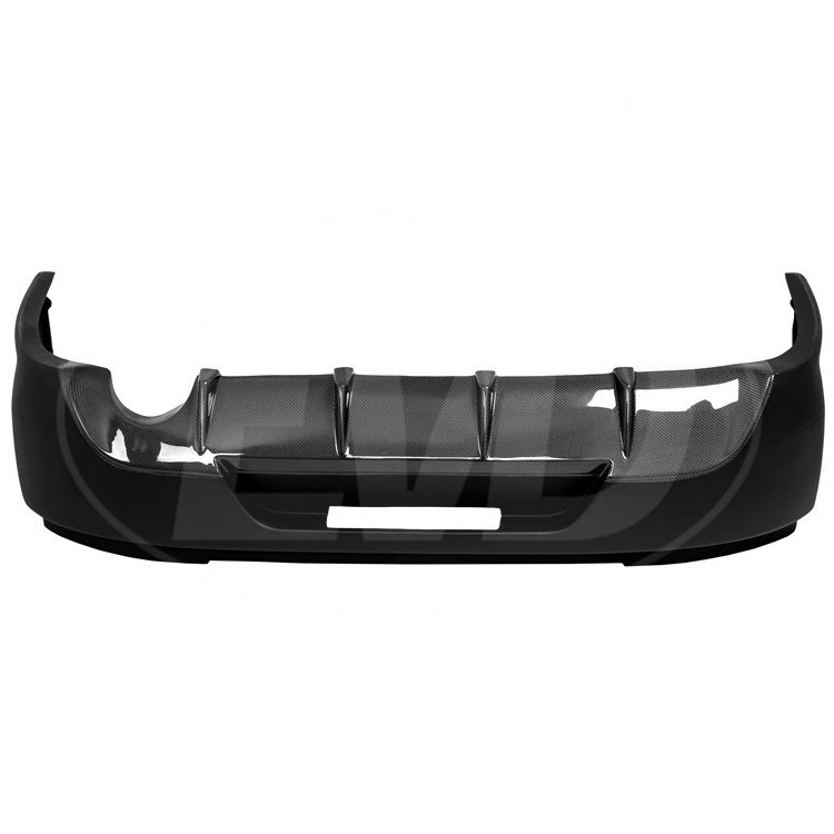 OEM STYLE HALF CARBON FIBER REAR BUMPER FOR 2001-2007 MITSUBISHI EVOLUTION EVO 7-9