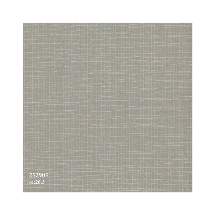 Wavy Lines Silver Silk Plain Color Simple Clean Clear Wallpaper Bedroom Pvc Wallpaper Room Wallpapers