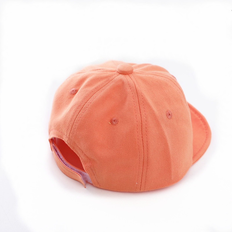 custom embroidery unstructured soft flat flip up brim infant baby snapback hat wholesale