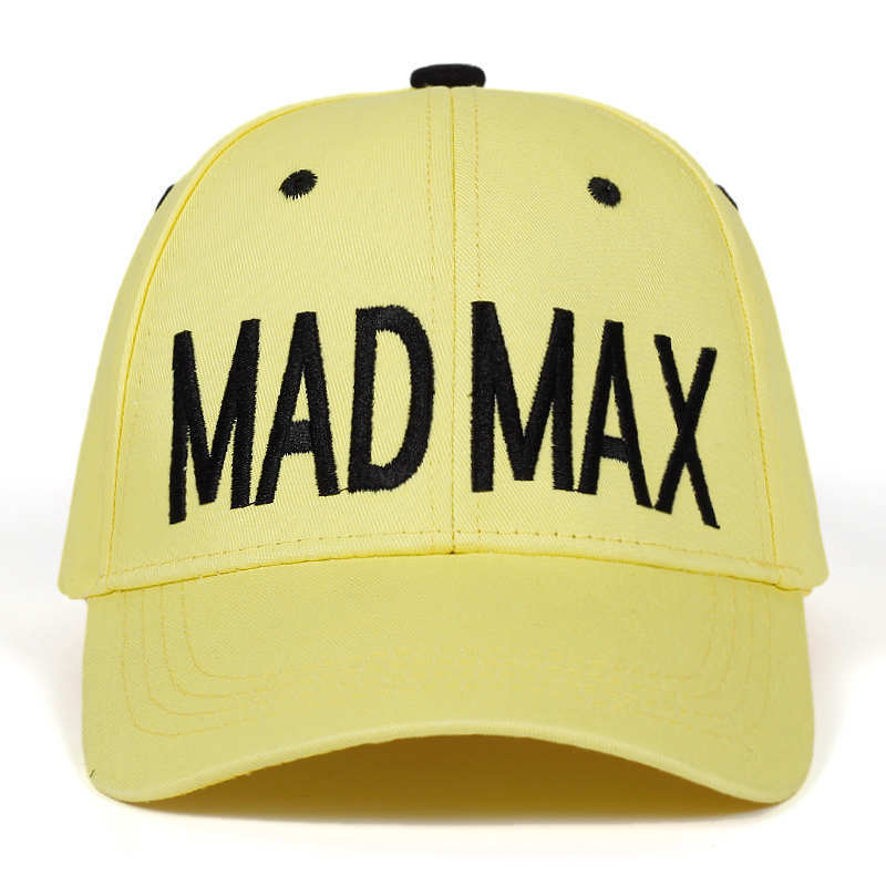 Yellow cotton twill customizable 6 panel baseball caps for small heads