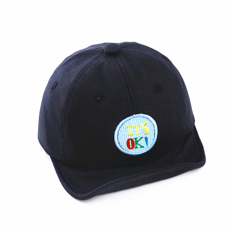 custom embroidery unstructured soft flat flip up brim infant baby snapback hat wholesale