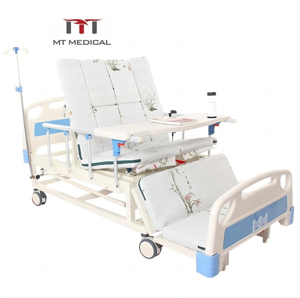 Hospital furniture electric multi function nursing home care bed for home use