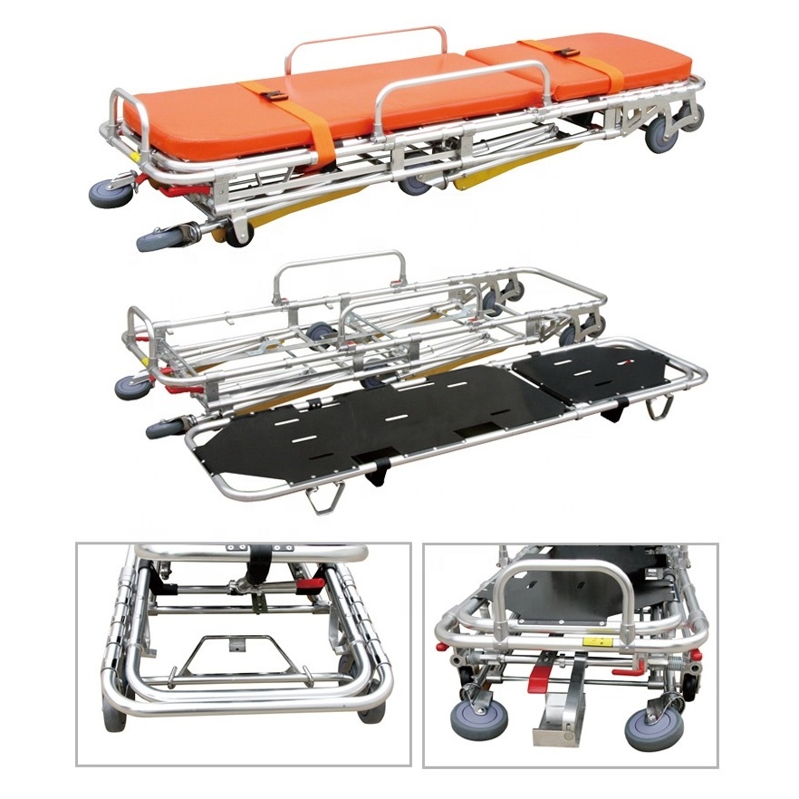 B-3 Medical Aluminum Folding hospital ambulance stretcher for sale