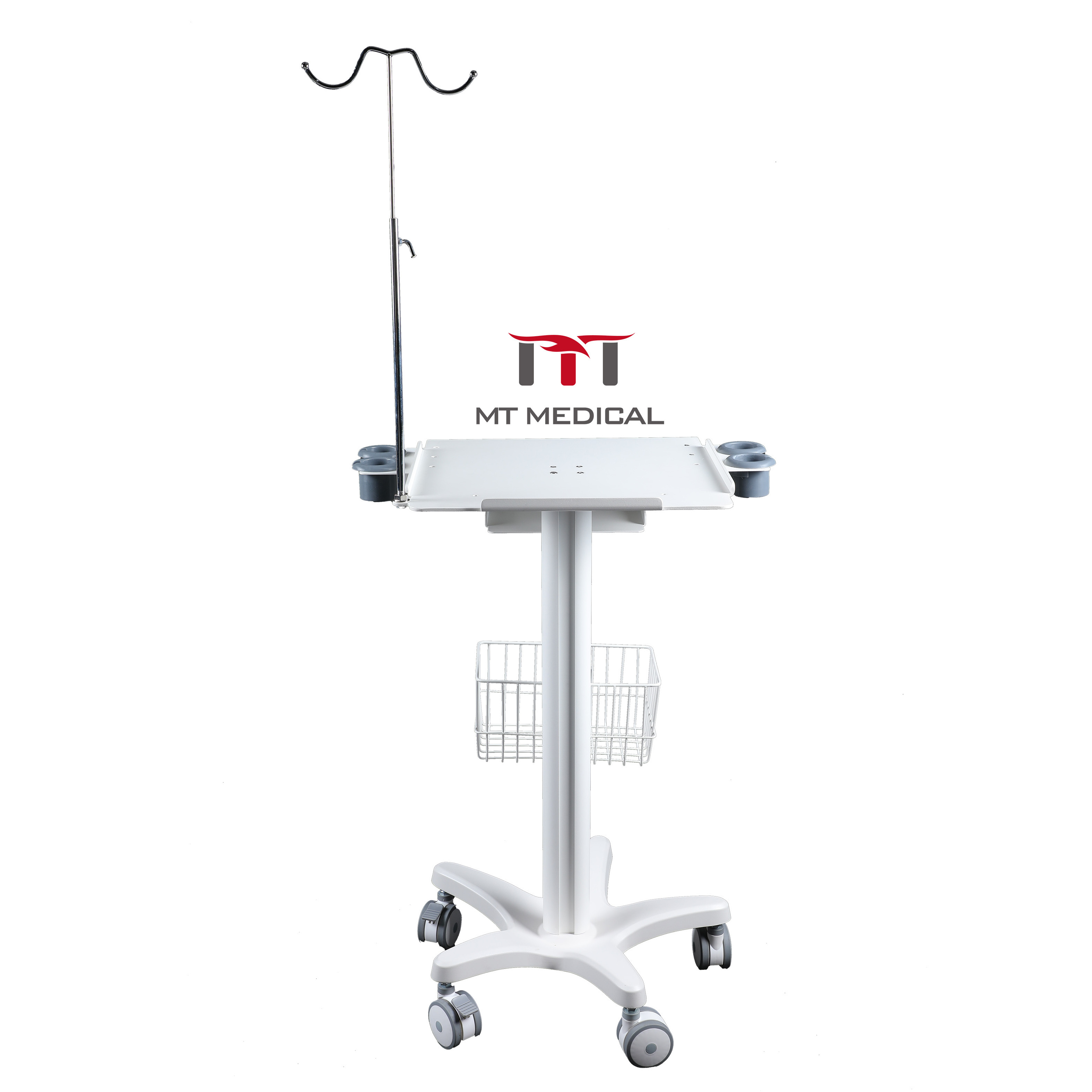 MT MEDICAL Hospital Medical Cart Laptop Pallet and Scanner Holder Office Mobile Trolley  Medical Cart for Clinic