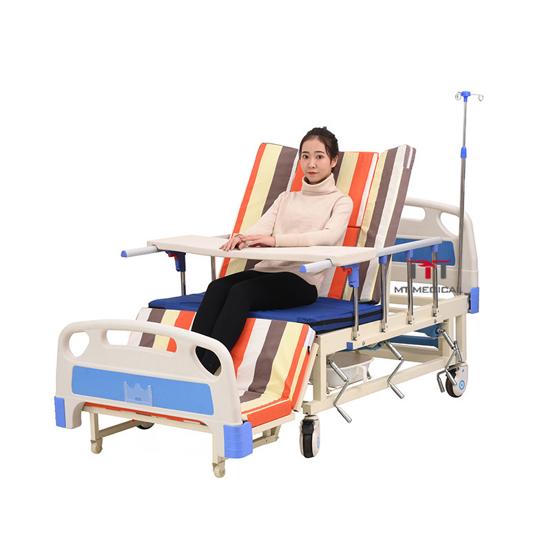 MT MEDICAL Hot Sale Multifunctional Electric Standing Bed Back Nursing lift Rehabilitation Bed For Disabled People