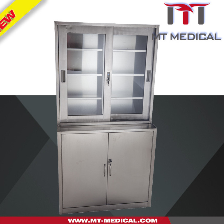 High quality stainless steel medicine cabinet medical instrument cabinet