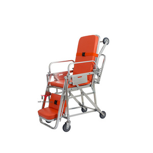 MT MEDICAL Ambulance  Stainless Steel Emergency Patient Transfer Trolley  Wheelchair With Mattress