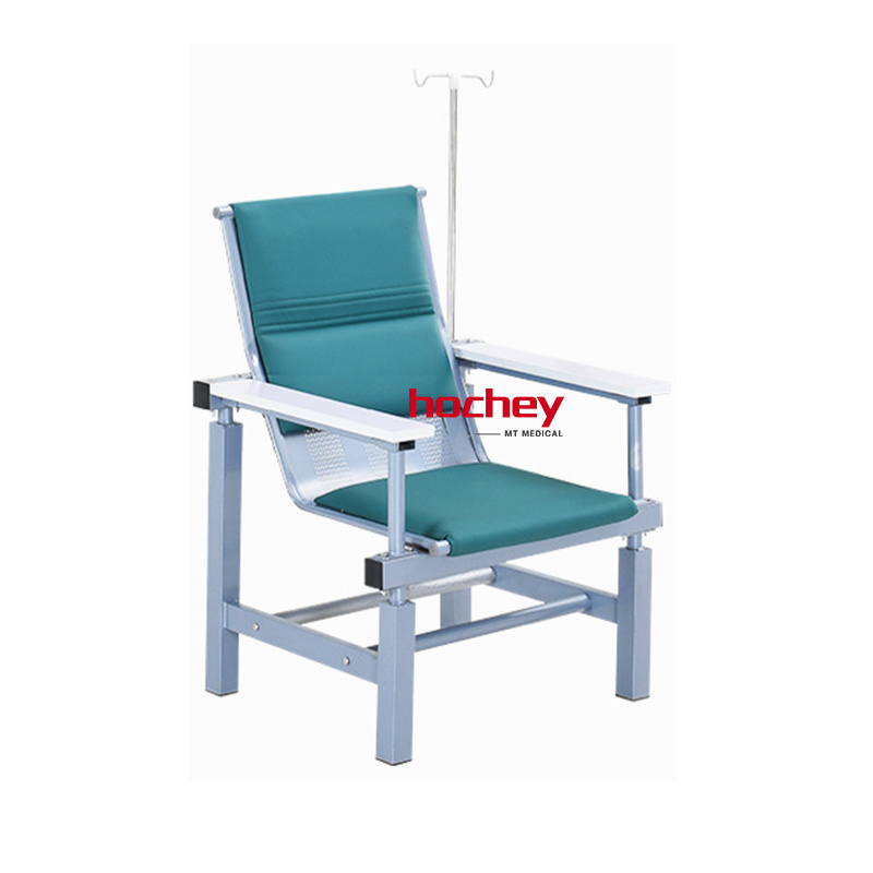 MT MEDICAL Luxury Hospital Comfortable Recliner Medical Transfusion Chair With IV Pole Adjustable Infusion Chairs