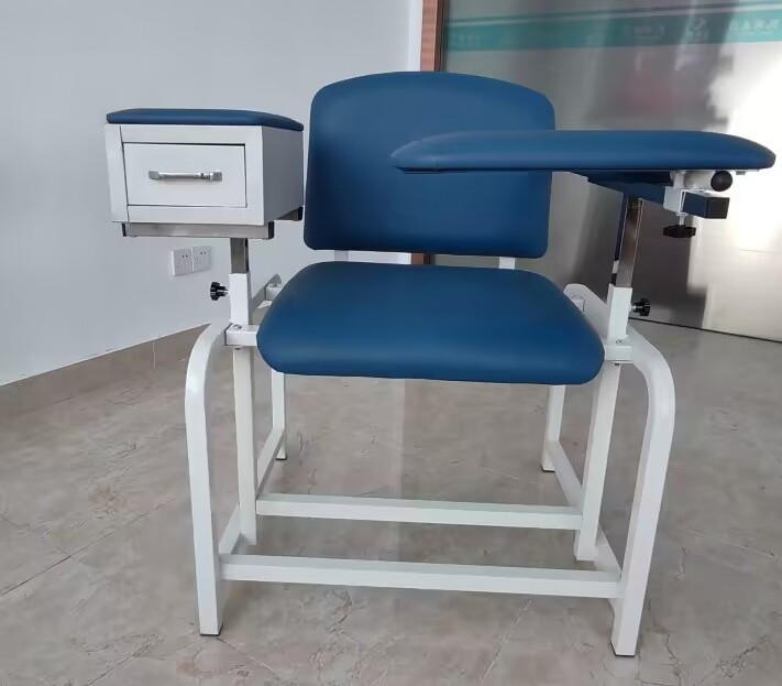 MT MEDICAL Comfortable Stainless Steel  Hospital Patient Infusion Transfusion Chair