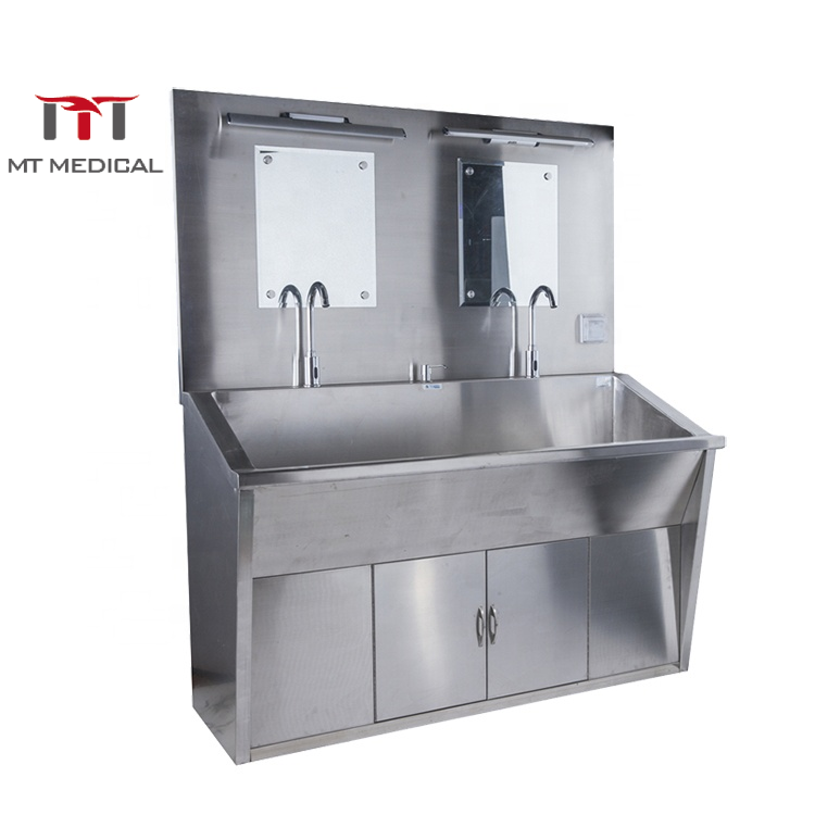 Hot sale 304 stainless steel hospital operation room bathroom wash hand basin sink price