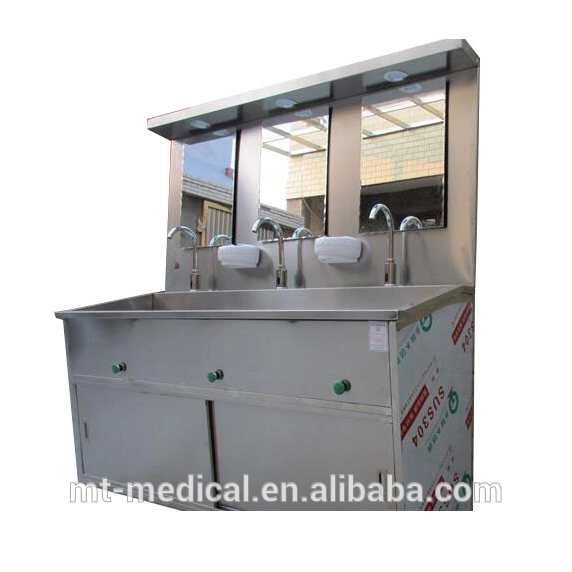 Hot sale 304 stainless steel hospital operation room bathroom wash hand basin sink price