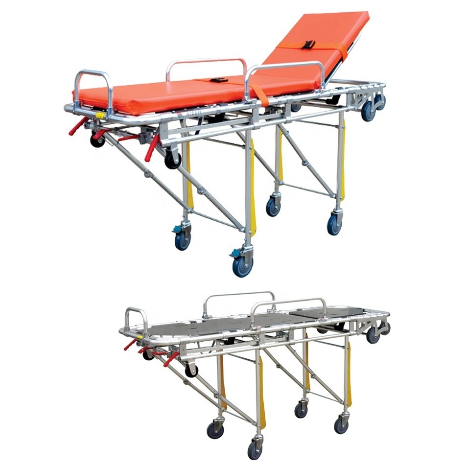 B-3 Medical Aluminum Folding hospital ambulance stretcher for sale