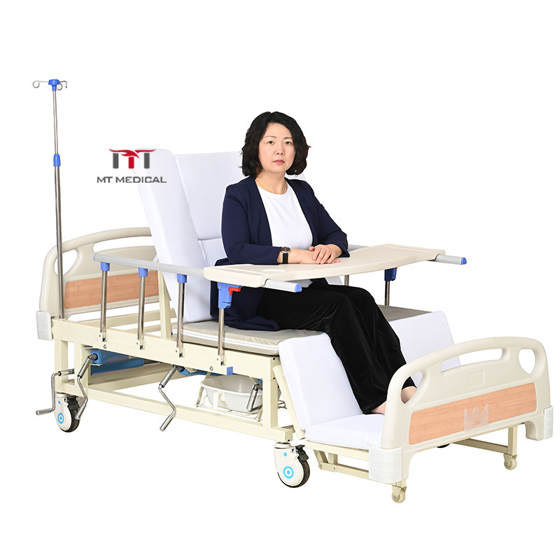 MT MEDICAL Hot Sale Multifunctional Electric Standing Bed Back Nursing lift Rehabilitation Bed For Disabled People