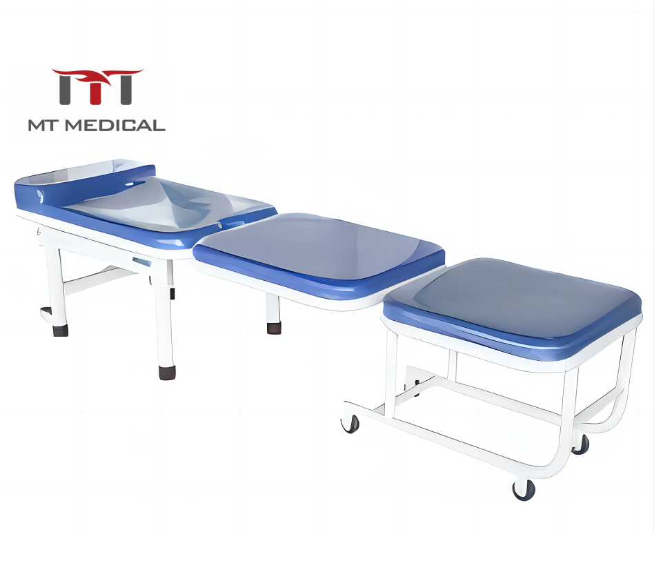 Hospital Attendant Sleeping Bed Patient Attendent Bed Cum Chair Accompany Chair In Patient Room