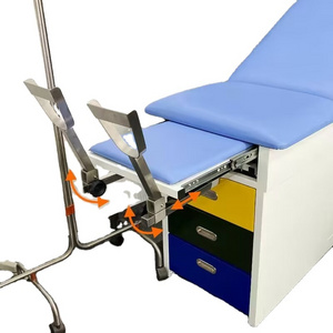 Medical  Hospital Gynecology Female Examination Table Gynecologic Delivery Bed With Drawers Gyno Exam Table