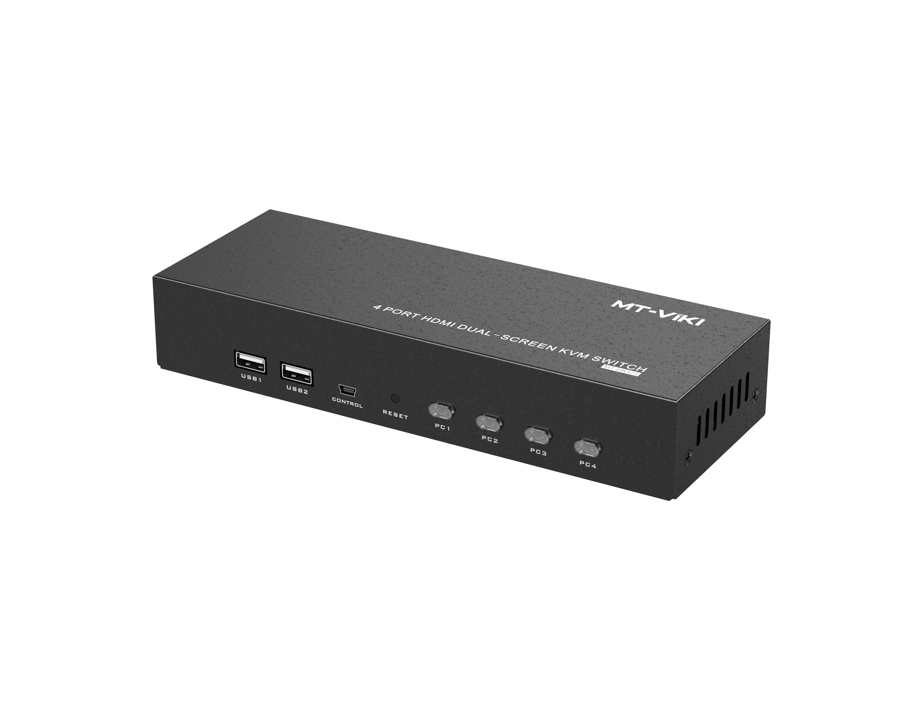 HDMI KVM Switch 4 Port Dual Monitor 4K@60Hz, MT-VIKI HDMI KVM Switcher 2 monitors 4 Computers