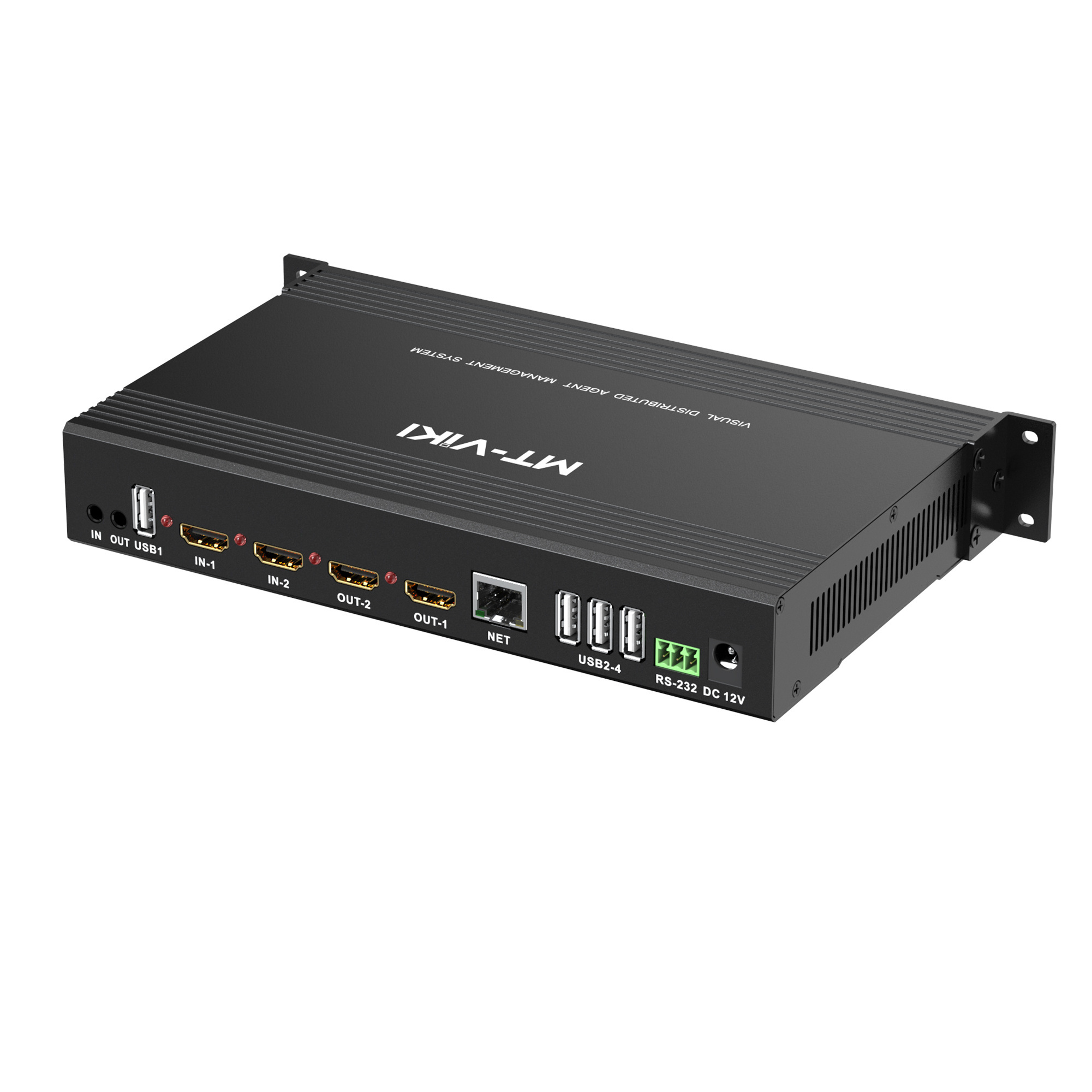 1080P Distributed KVM Switch/IP KVM Matrix System, Support Video Wall PIP POP