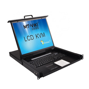 MT-VIKI 19 Inches  LCD Kvm Switch 8 Port VGA, MT-VIKI RACK KVM Console Drawer 8x1