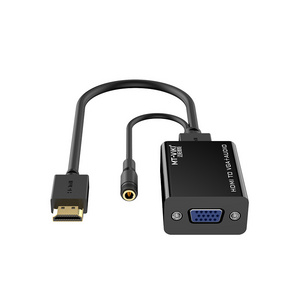 Video cable 1080P 4K 3D HDMI to VGA converter adapter audio