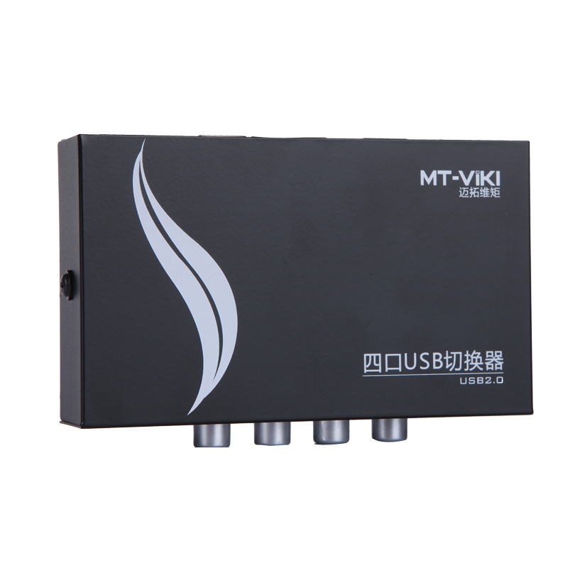 MT-1A4B-CF manual 4 port USB switch 4x1 USB share switcher support 4 computer share on USB2.0 device USB printer sharing