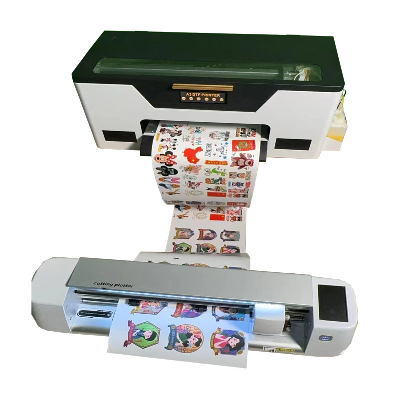 A3 single XP600 Head PU printable film/label/logo/adhesive eco solvent  printer