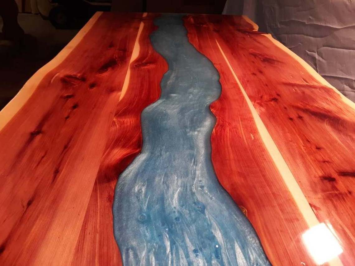 Clear Epoxy Resin For River Table 2in 4in Deep Pour