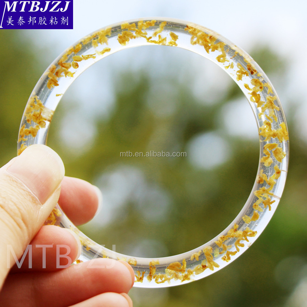 Dried Flower Epoxy Resin AB Glue Clear for High Quality Bangle and Bracelet