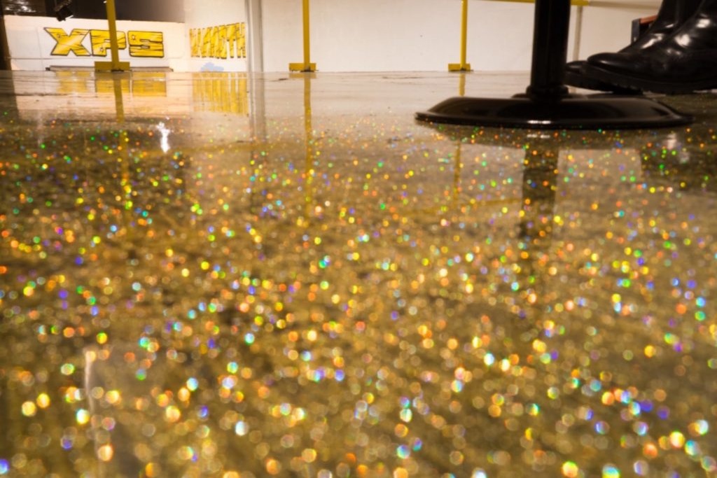 Gold Glitter Cement Floors Epoxy Resin for Floor System